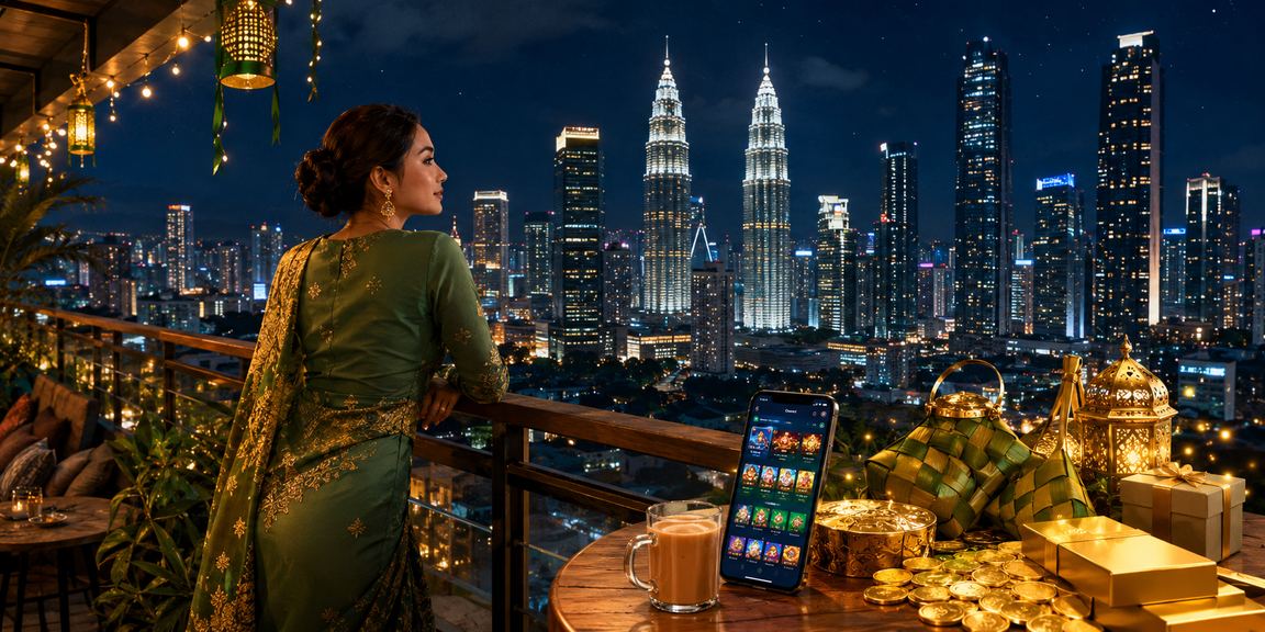 Suasana Hari Raya sambil mengakses kasino mudah alih di Kuala Lumpur
